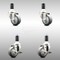Service Caster 3 Inch 316SS Thermoplastic Rubber Swivel 1-1/4 Inch Stem Caster Brake SCC, 2PK SCC-SS316EX20S314-TPRB-2-TLB-2-114 - alternate 4